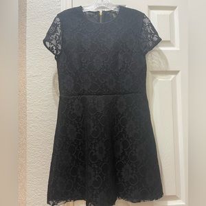 Forever21 black lace dress